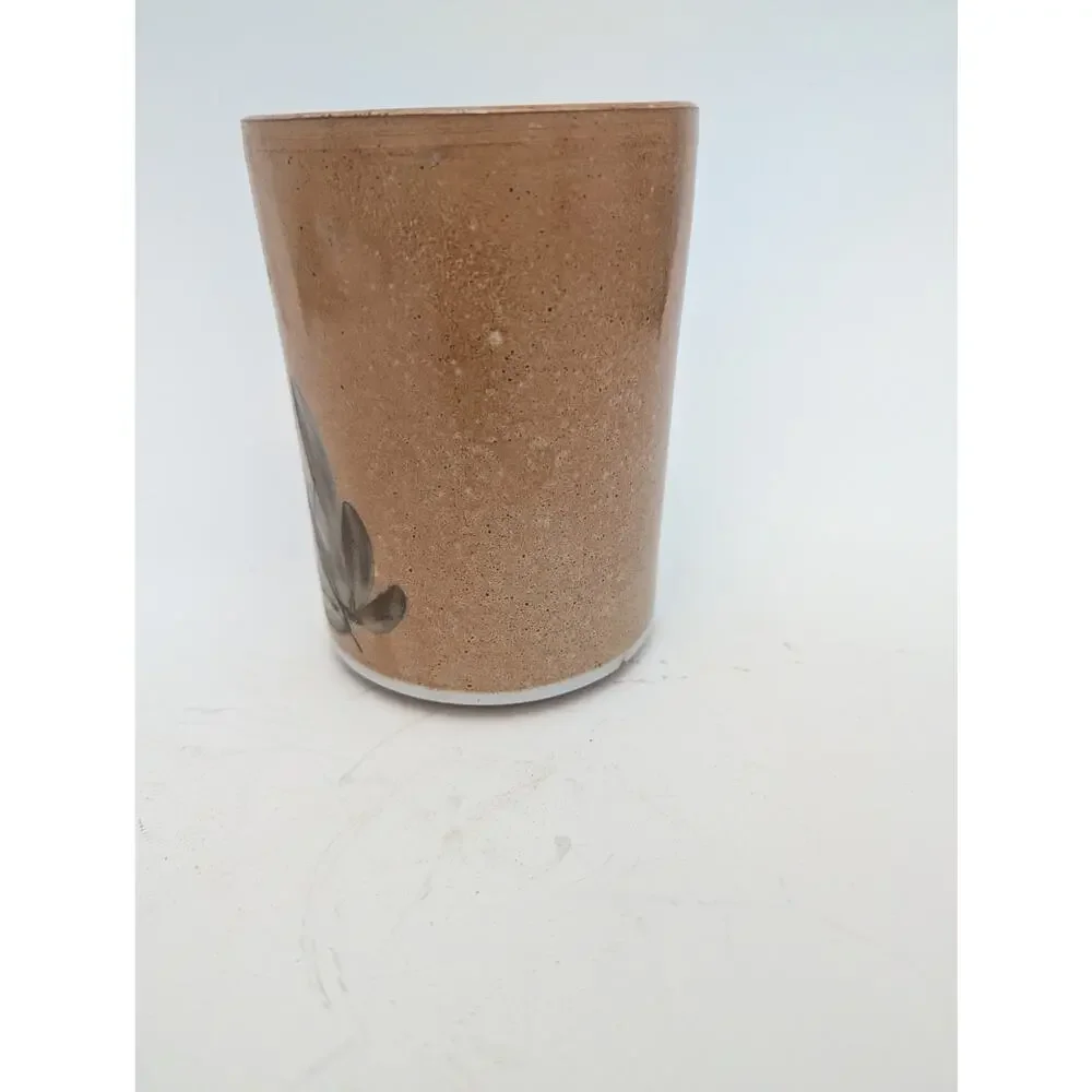 French Stoneware Poivre Jar Ceramic  Canister, Rustic French Country Vintage
